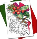 Cartões de Natal para colorir Art Eclect 10 designs com envelopes Cartões de Natal para colorir Art Eclect 10 designs com envelopes
