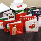 Cartões De Natal Para Crianças 24 Peças Mini Cartões De Bênção Para O Ano Novo Cartões De Presente