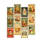 Cartões De Natal Vintage Para Parede, 12 Peças, Decorações De Feriado Para Casa, Escritório, Cartões De Natal Vintage Para Parede, 12 Peças, Decorações De Feriado Para Casa, Escritório,