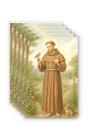 Cartões de Oração Oração de São Francisco Laminados Pacote com 5 Cartões de Oração Oração de São Francisco Laminados Pacote com 5
