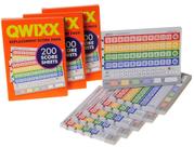 Cartões de pontuação de reposição para o pacote Qwixx Game 3 Gamewright Cartões de pontuação de reposição para o pacote Qwixx Game 3 Gamewright