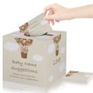 Cartões de sugestão de nomes de bebês com tema de balão Box Bear