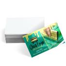 CARTÕES DE VISITA COUCHÊ 300G VERNIZ UV TOTAL FRENTE 4x0 Mil