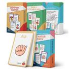Cartões flash Hubble Bubble Kids American Sign Language 180 ASL
