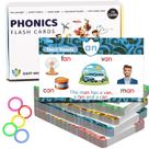 Cartões flash Phonics ZIKAQUQI para crianças de 3 anos ou mais