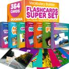 Cartões flash QUOKKA 364 para crianças e adultos com 7 categorias
