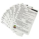 Cartões M.A.R.C.H. Rescue Essentials Kit com 10 Unidades, Guia Rápido