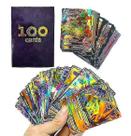 Cartões Pokémon Vmax, 100 unidades, Box Game Boosters Cartões Pokémon Vmax, 100 unidades, Box Game Boosters