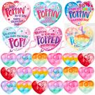 Cartões-Presente JOYIN para o Dia dos Namorados - 30 Pacotes com Chaveiro Pop Bubble