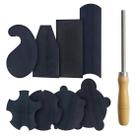 Cartões raspadores de gabinete Hermit Tools HTCSCS09 com polidor Cartões raspadores de gabinete Hermit Tools HTCSCS09 com polidor