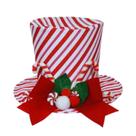 Cartola Candy Ponteira Para Árvore de Natal 30x30x21cm. Cartola Candy Ponteira Para Árvore de Natal 30x30x21cm.