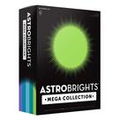 Cartolina colorida Astrobrights Mega Frosty 5 cores 320 folhas