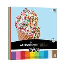 Cartolina de artesanato Astrodesigns 12x12 176gsm 10 cores 100 folhas Cartolina de artesanato Astrodesigns 12x12 176gsm 10 cores 100 folhas