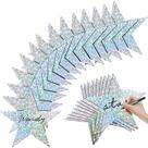Cartolina Star Cutouts Epakh, 36 peças, 28 cm, prata brilhante Cartolina Star Cutouts Epakh, 36 peças, 28 cm, prata brilhante