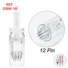 Cartucho 12 Agulhas Caneta Derma Pen MYM DR. PEN M7 Kit 10un