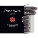 Cartucho Caneta Tinteiro com 6 unidades Chromatics Infra Red Caran D'Ache 8021.070
