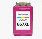 Cartucho compatível 667xl colorido 13ml *** alto rendimento - unidade