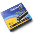 Cartucho de Caneta Tinteiro Pelikan 4001 c/ 6 un- Preto