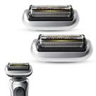 Cartucho de Cuchilla para Afeitar JEVONG 74S S7 Paquete de 2 Acero Inoxidable