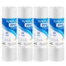 Cartucho de filtro de água PUREPLUS de 5 mícrons, 10 x 2,5 polegadas, pacote com 4