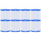 Cartucho de filtro de piscina AQUALTRA Type H 4x3.6, pacote com 8