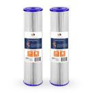 Cartucho de filtro de sedimentos de água Aquaboon 20", 5 mícrons, pacote com 2