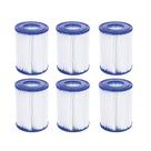 Cartucho de filtro para piscina 6 unidades compatible con Lay Z Spa