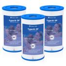 Cartucho de Filtro para Piscina Future Way Tipo B Pacote com 3 Unidades 25x15 cm