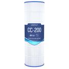 Cartucho de Filtro para Piscina Grefilt CC200 Compatible con Pentair Clean & Clear 200