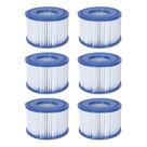 Cartucho de reposição para bomba de filtro de piscina tipo VI, pacote com 6 Cartucho de reposição para bomba de filtro de piscina tipo VI, pacote com 6