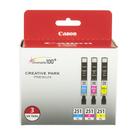 Cartucho de tinta Canon CLI-251XL, pacote multicolorido de 3 cores