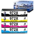 Cartucho de Tinta DOUBLE D 972X Kit com 4 Unidades com Atualização de Chip