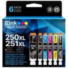 Cartucho de tinta E-Z Ink compatível com Canon PGI-250XL/CLI-251XL