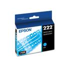 Cartucho de tinta Epson 222 Claria de capacidade padrão ciano T222220-S