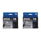 Cartucho de tinta Epson T098120 Claria Hi-Definition Black x2 Cartucho de tinta Epson T098120 Claria Hi-Definition Black x2