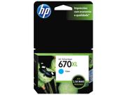 Cartucho de Tinta HP 670 XL Ciano Cartucho de Tinta HP 670 XL Ciano