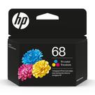 Cartucho de tinta HP 68 Tri-Color para Envy 6100e, série 6500e