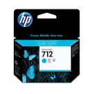 Cartucho de Tinta HP 712 Ciano 3ED67A Plotter T250 5HB06A T650 5HB08A 5HB10A Original 29ml