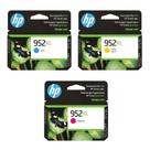 Cartucho de Tinta HP 952XL Ciano Amarelo Magenta Kit com 3
