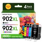Cartucho de Tinta INKMATE 902XL Kit com 4 para HP OfficeJet Pro Cartucho de Tinta INKMATE 902XL Kit com 4 para HP OfficeJet Pro