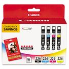 Cartucho de tinta/kit de papel Canon CLI-226 Original para Canon Cartucho de tinta/kit de papel Canon CLI-226 Original para Canon