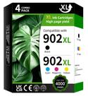 Cartucho de Tinta Repeka 902XL Alto Rendimento Combo com 4 Unidades Cartucho de Tinta Repeka 902XL Alto Rendimento Combo com 4 Unidades