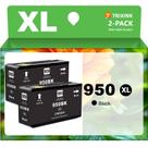 Cartucho de Tinta TRIXINK 950XL Preto 2 Unidades Alto Rendimento