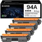 Cartucho de Toner ACQMKINK 94A CF294A Preto Kit com 4