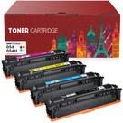 Cartucho de toner Canon 054H compatível com Toner Kingdom, pacote com 4