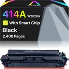 Cartucho de Toner CARTRA 414A W2020A Preto com Chip