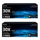 Cartucho de toner GORLENKE 30X CF230X preto de alto rendimento, pacote com 2
