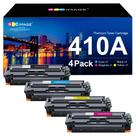 Cartucho de toner GPC Image compatível com HP 410A (pacote com 4)