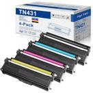 Cartucho de toner MOLIMER TN431 TN-431, pacote com 4 unidades para impressora Brother