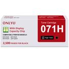 Cartucho de toner ONLYU compatível com Canon 071H 071 preto